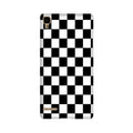 Black White Boxes Mobile Back Case for Oppo F1  (Design - 372)