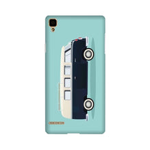 Travel Bus Mobile Back Case for Oppo F1  (Design - 379)