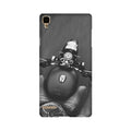Royal Enfield Mobile Back Case for Oppo F1  (Design - 382)