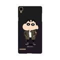 Shin Chan Mobile Back Case for Oppo F1  (Design - 391)