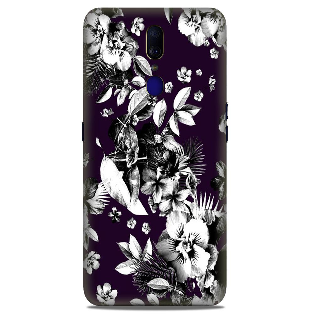 white flowers Case for Oppo A9