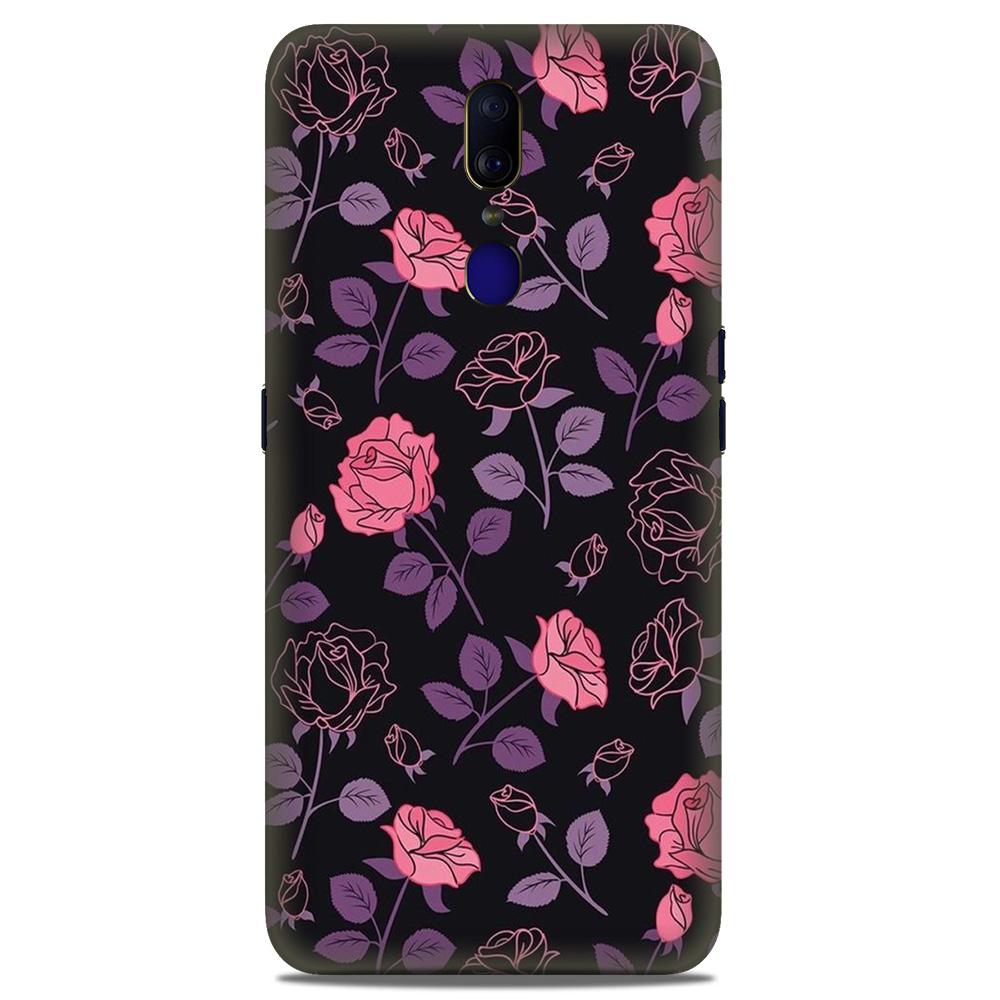 Rose Black Background Case for Oppo A9