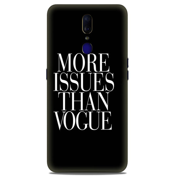 More Issues than Vague Case for Oppo F11