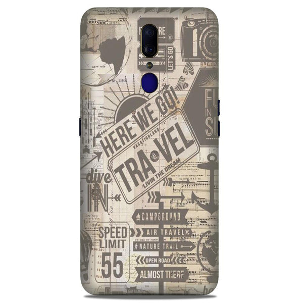Travel Case for Oppo F11  (Design - 104)