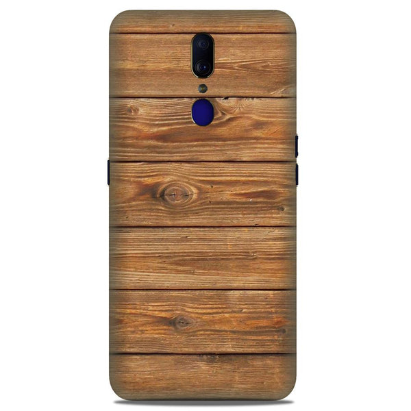 Wooden Look Case for Oppo F11  (Design - 113)