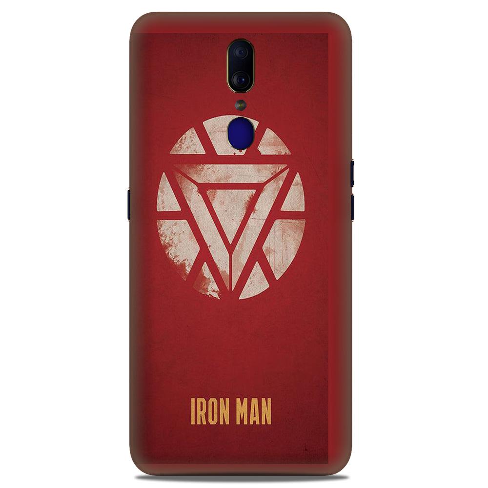 Iron Man Superhero Case for Oppo F11  (Design - 115)