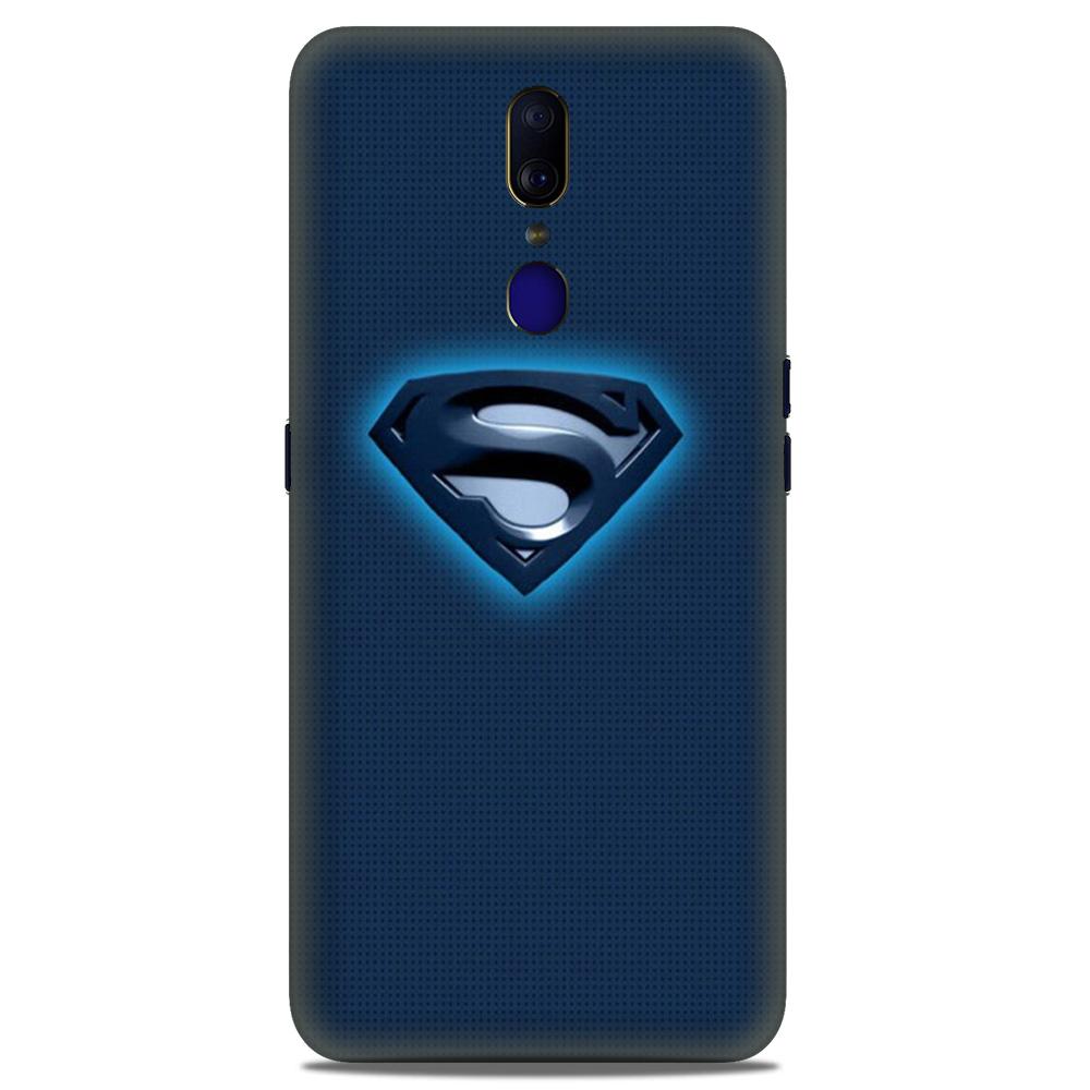 Superman Superhero Case for Oppo F11(Design - 117)
