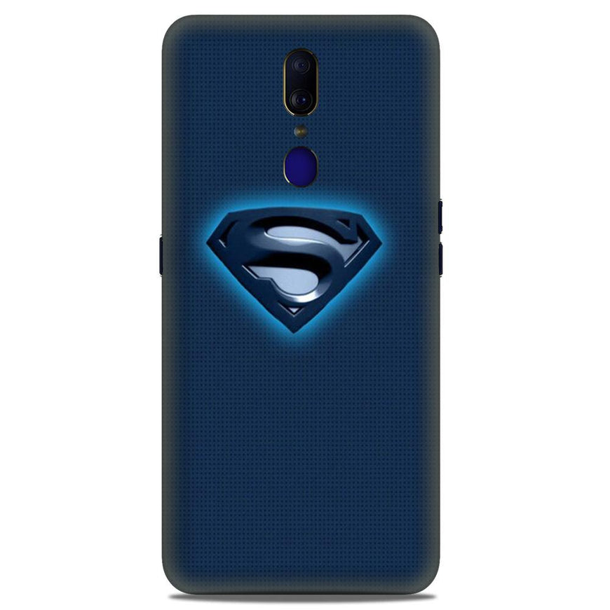 Superman Superhero Case for Oppo F11  (Design - 117)
