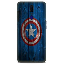 Captain America Superhero Case for Oppo F11  (Design - 118)