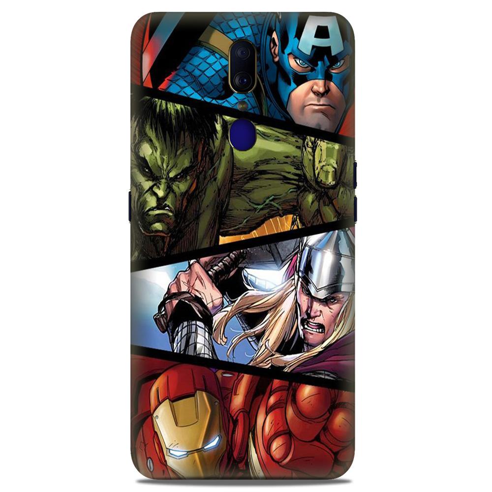 Avengers Superhero Case for Oppo F11  (Design - 124)