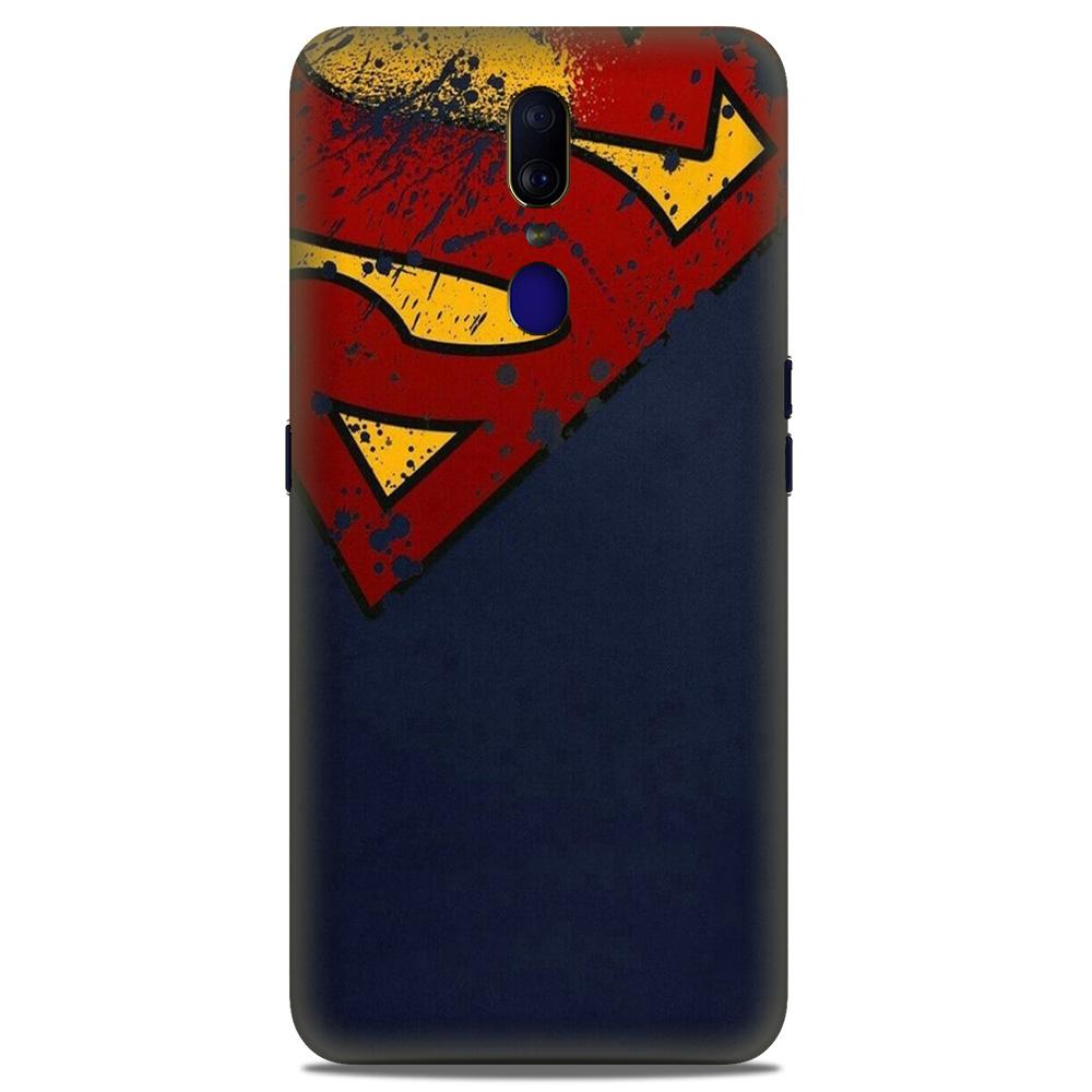 Superman Superhero Case for Oppo F11(Design - 125)