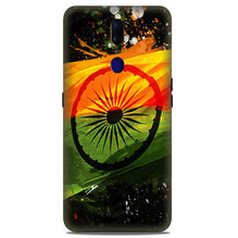 Indian Flag Case for Oppo F11  (Design - 137)
