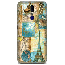 Travel Eiffel Tower Case for Oppo F11  (Design No. 206)