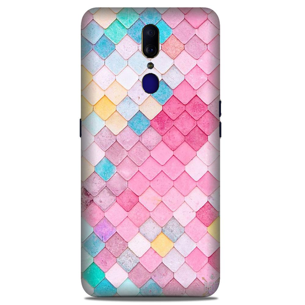 Pink Pattern Case for Oppo F11  (Design No. 215)