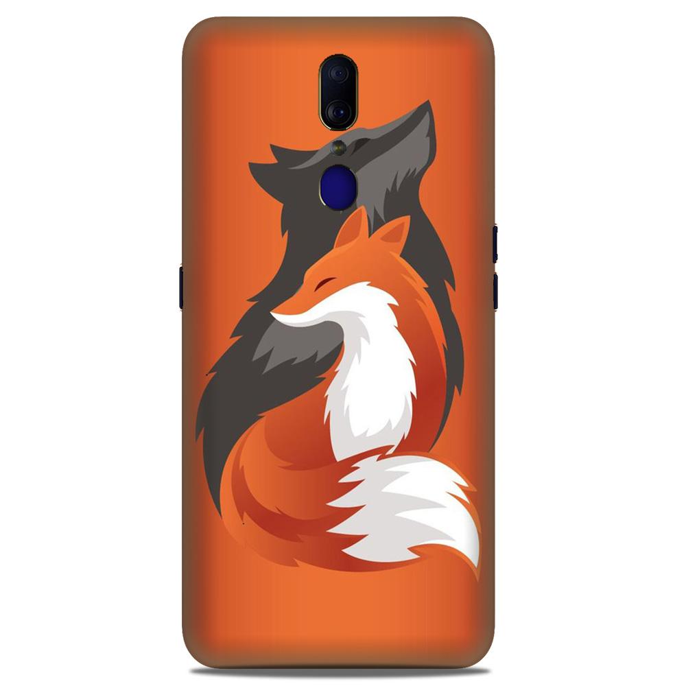 Wolf  Case for Oppo F11  (Design No. 224)