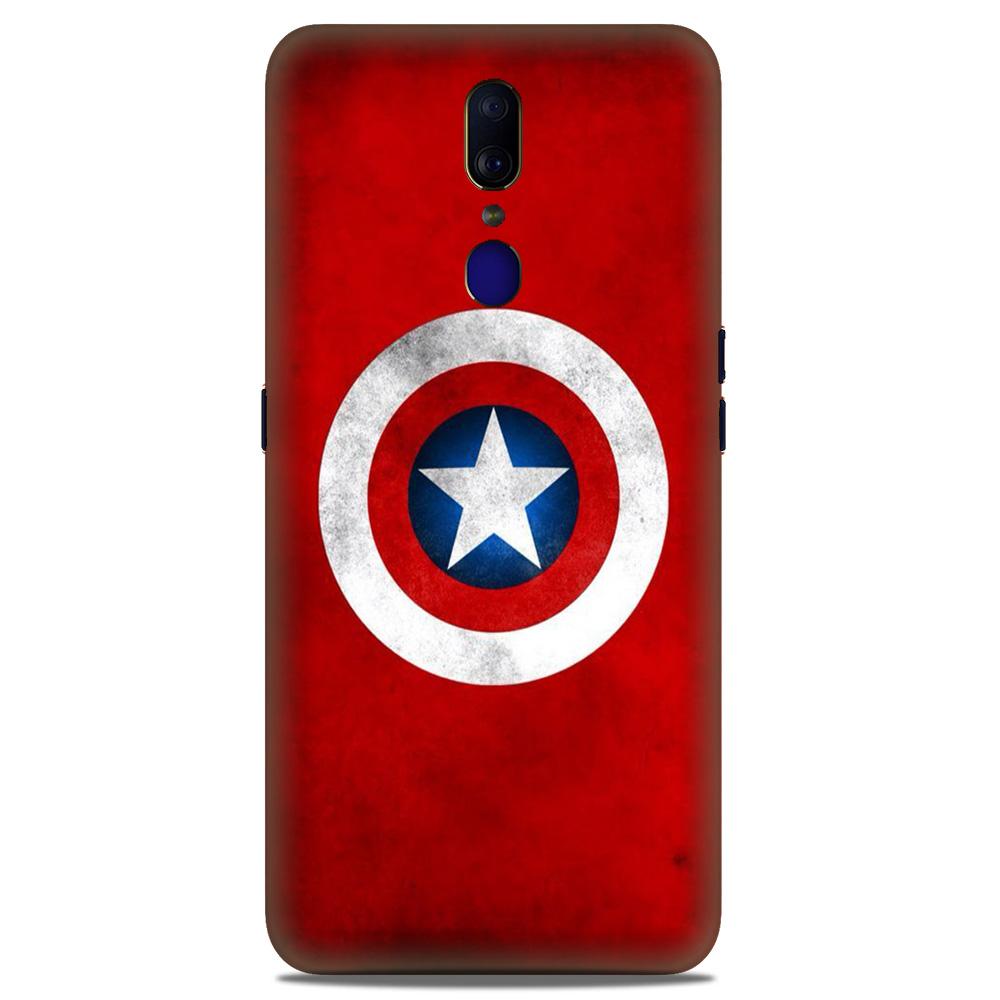 Captain America Case for Oppo F11  (Design No. 249)