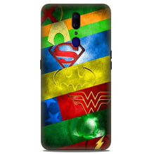 Superheros Logo Case for Oppo F11  (Design No. 251)