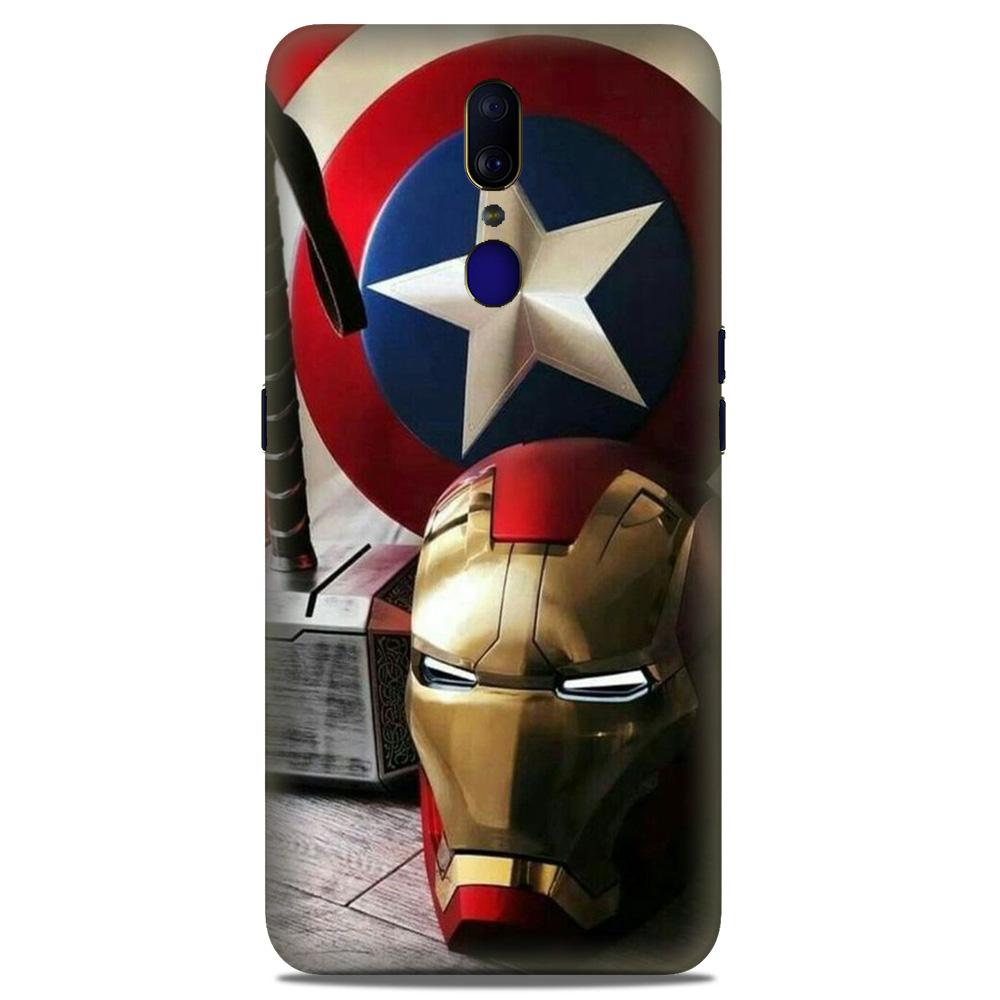 Ironman Captain America Case for Oppo F11(Design No. 254)