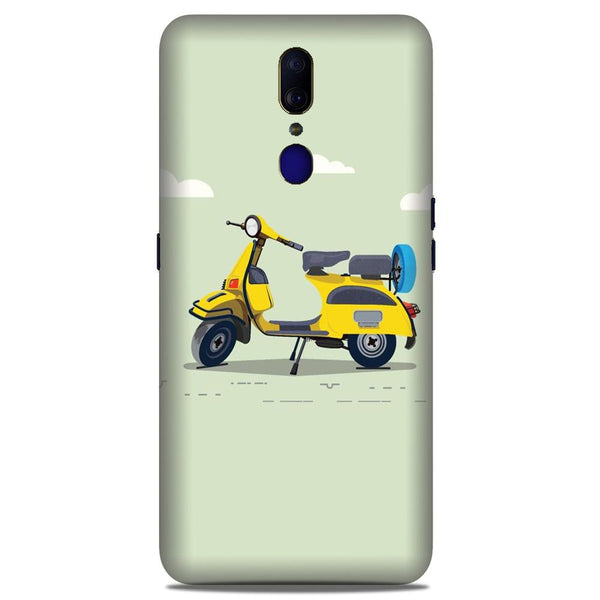 Vintage Scooter Case for Oppo F11  (Design No. 260)