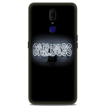 Girl Boss Black Case for Oppo F11  (Design No. 268)