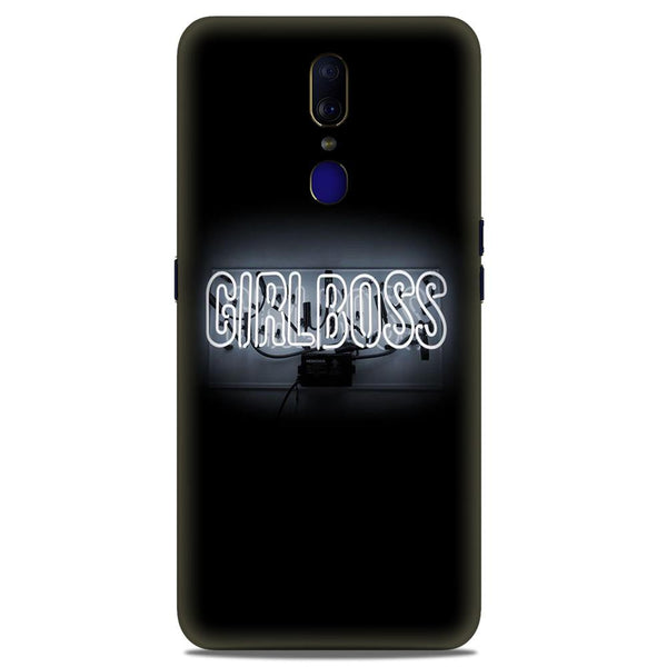 Girl Boss Black Case for Oppo A9 (Design No. 268)