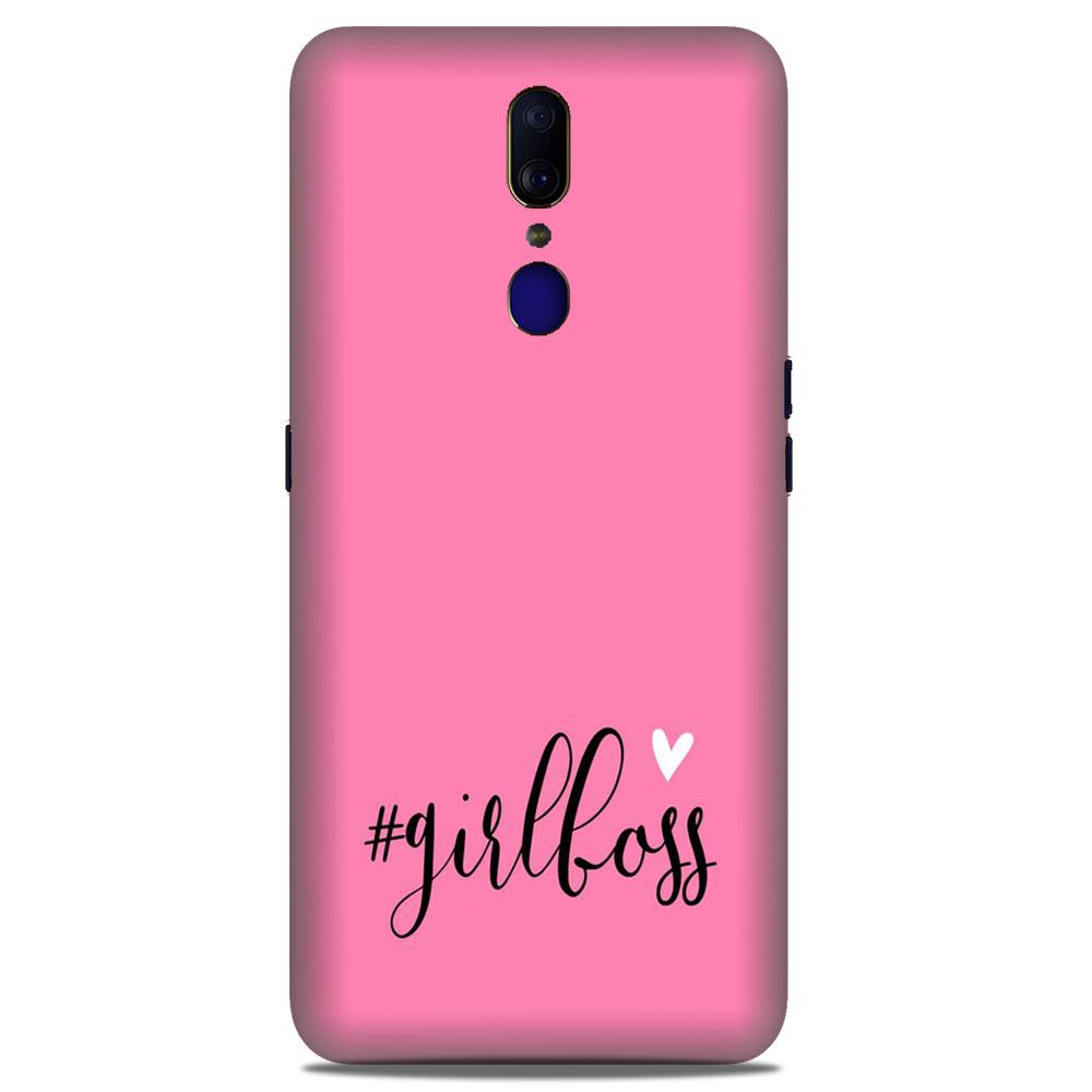 Girl Boss Pink Case for Oppo F11(Design No. 269)