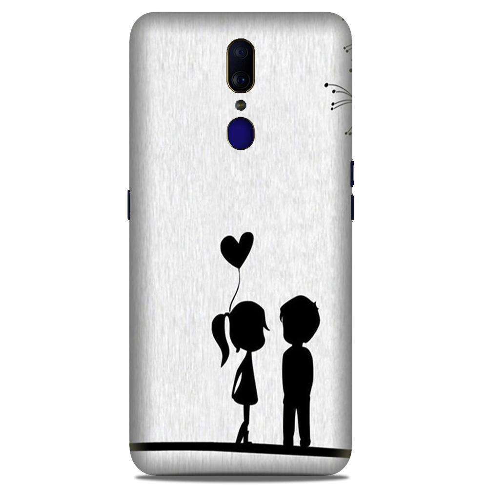 Cute Kid Couple Case for Oppo A9 (Design No. 283)