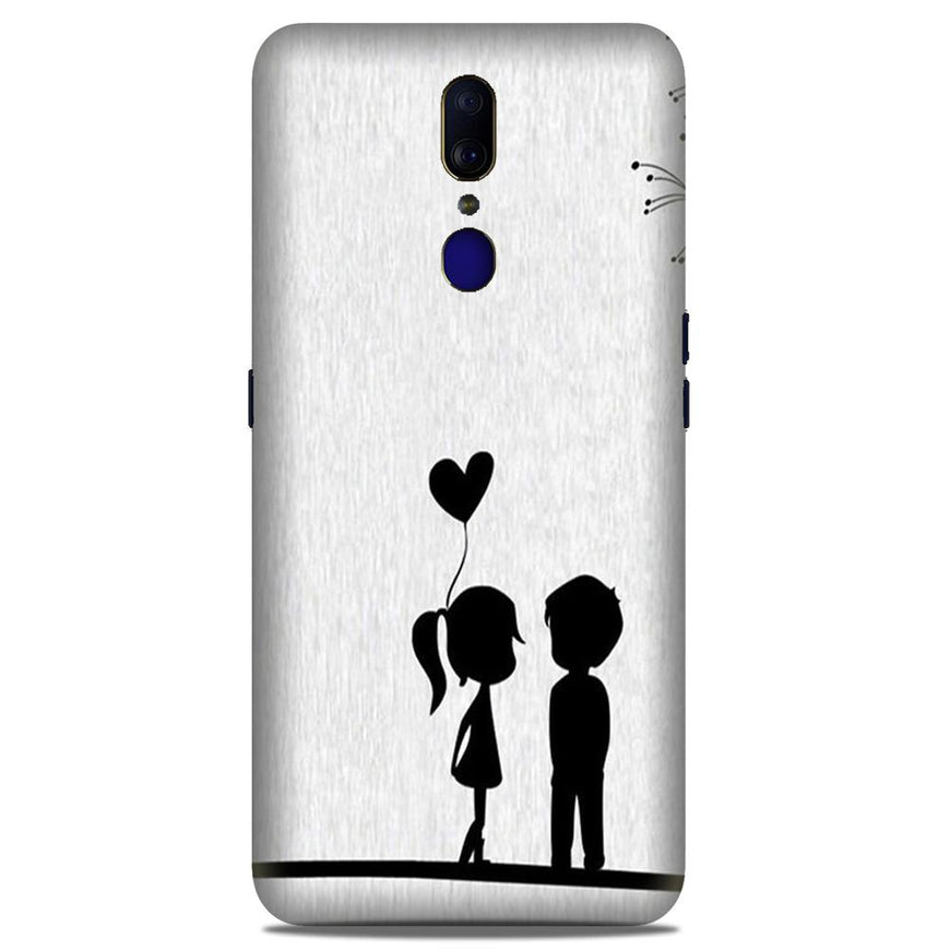 Cute Kid Couple Case for Oppo A9 (Design No. 283)