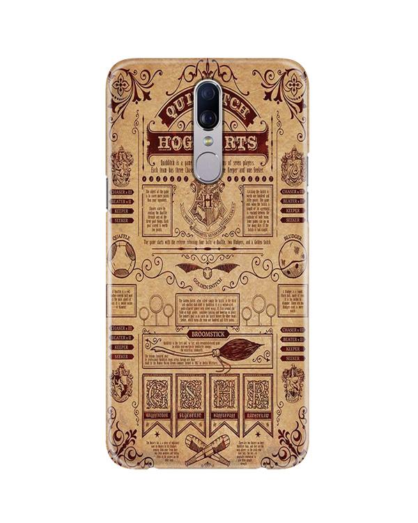 Hogwarts Mobile Back Case for Oppo F11  (Design - 304)