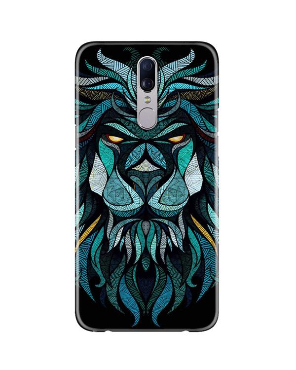 Lion Mobile Back Case for Oppo F11  (Design - 314)