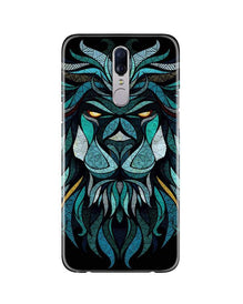 Lion Mobile Back Case for Oppo F11  (Design - 314)