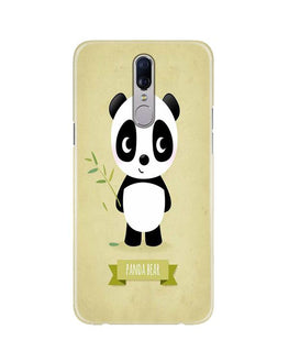 Panda Bear Mobile Back Case for Oppo F11(Design - 317)
