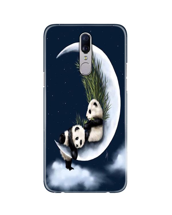 Panda Moon Mobile Back Case for Oppo F11  (Design - 318)