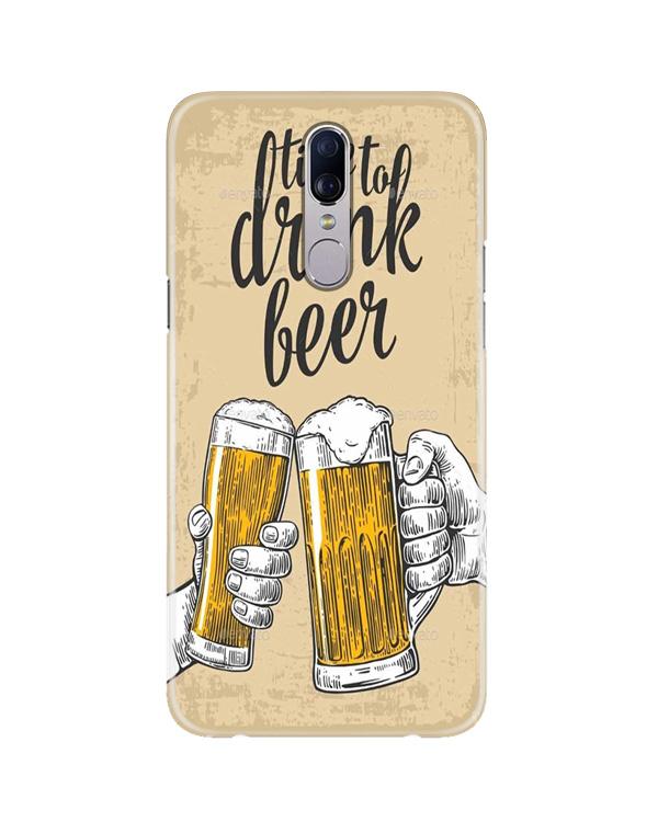 Drink Beer Mobile Back Case for Oppo F11(Design - 328)