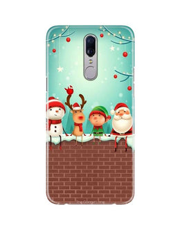 Santa Claus Mobile Back Case for Oppo F11(Design - 334)
