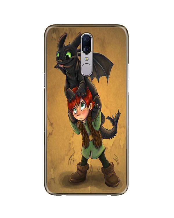 Dragon Mobile Back Case for Oppo F11  (Design - 336)