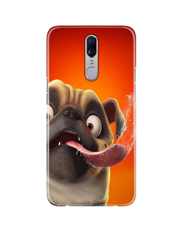 Dog Mobile Back Case for Oppo F11  (Design - 343)