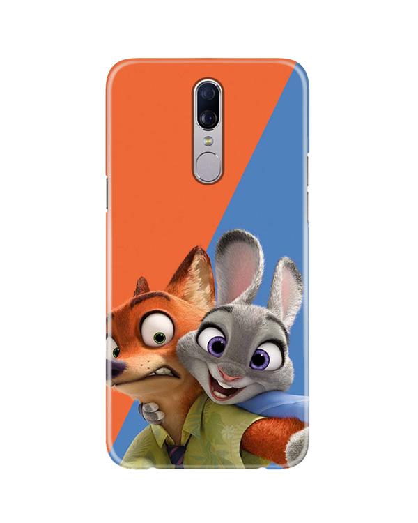 Cartoon Mobile Back Case for Oppo F11  (Design - 346)