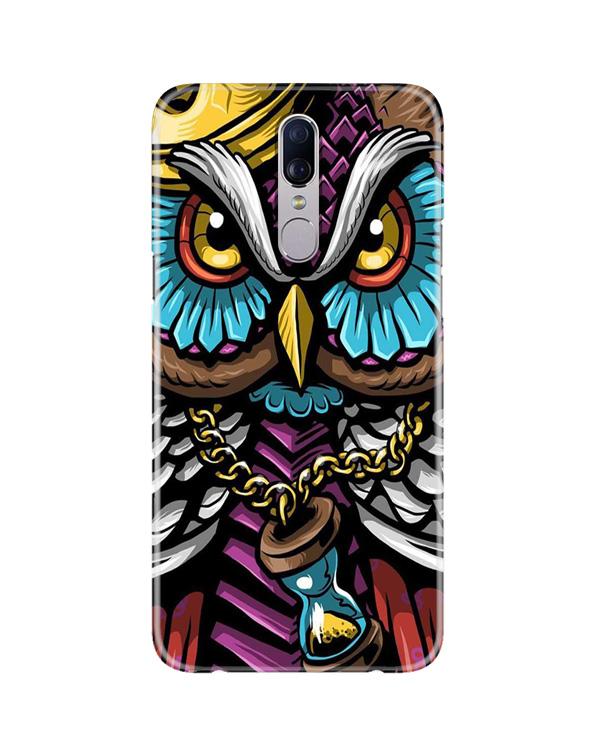 Owl Mobile Back Case for Oppo F11  (Design - 359)