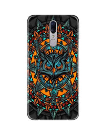 Owl Mobile Back Case for Oppo F11  (Design - 360)