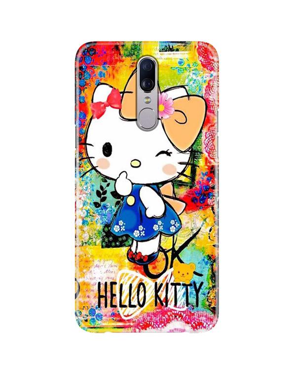 Hello Kitty Mobile Back Case for Oppo F11  (Design - 362)