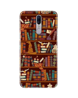 Book Shelf Mobile Back Case for Oppo F11(Design - 390)