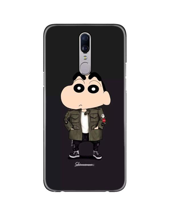Shin Chan Mobile Back Case for Oppo F11  (Design - 391)
