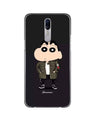 Shin Chan Mobile Back Case for Oppo F11  (Design - 391)