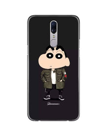 Shin Chan Mobile Back Case for Oppo F11  (Design - 391)