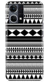 Black white Pattern Case for Oppo F12 Pro