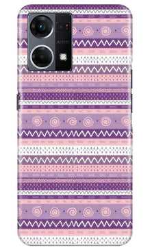 Zigzag line pattern3 Mobile Back Case for Oppo F12 Pro (Design - 11)