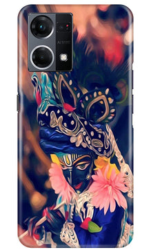 Lord Krishna Mobile Back Case for Oppo F12 Pro (Design - 16)