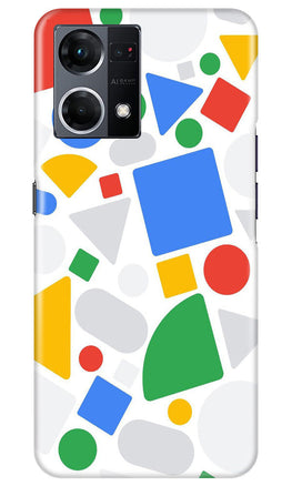 Circul Squar & Tringle Art Case for Oppo F12 Pro