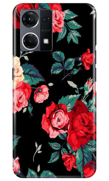 Red Rose2 Mobile Back Case for Oppo F12 Pro (Design - 81)